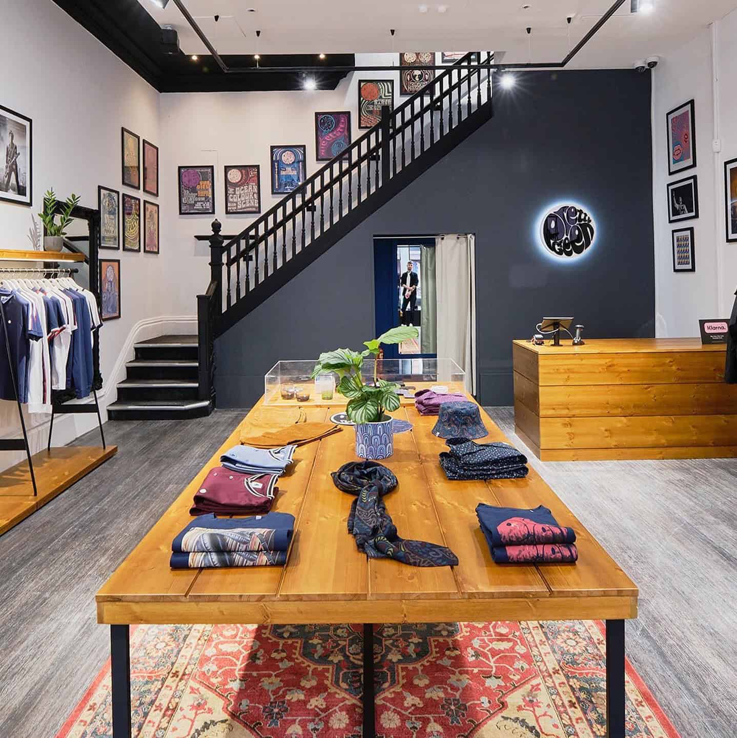 Elegant boutique interior at Victoria Leeds showcasing new brands and stylish accessories.
