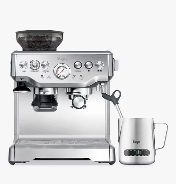 High-quality Sage espresso machine ideal for Christmas gift shopping. Perfect for coffee lovers and.