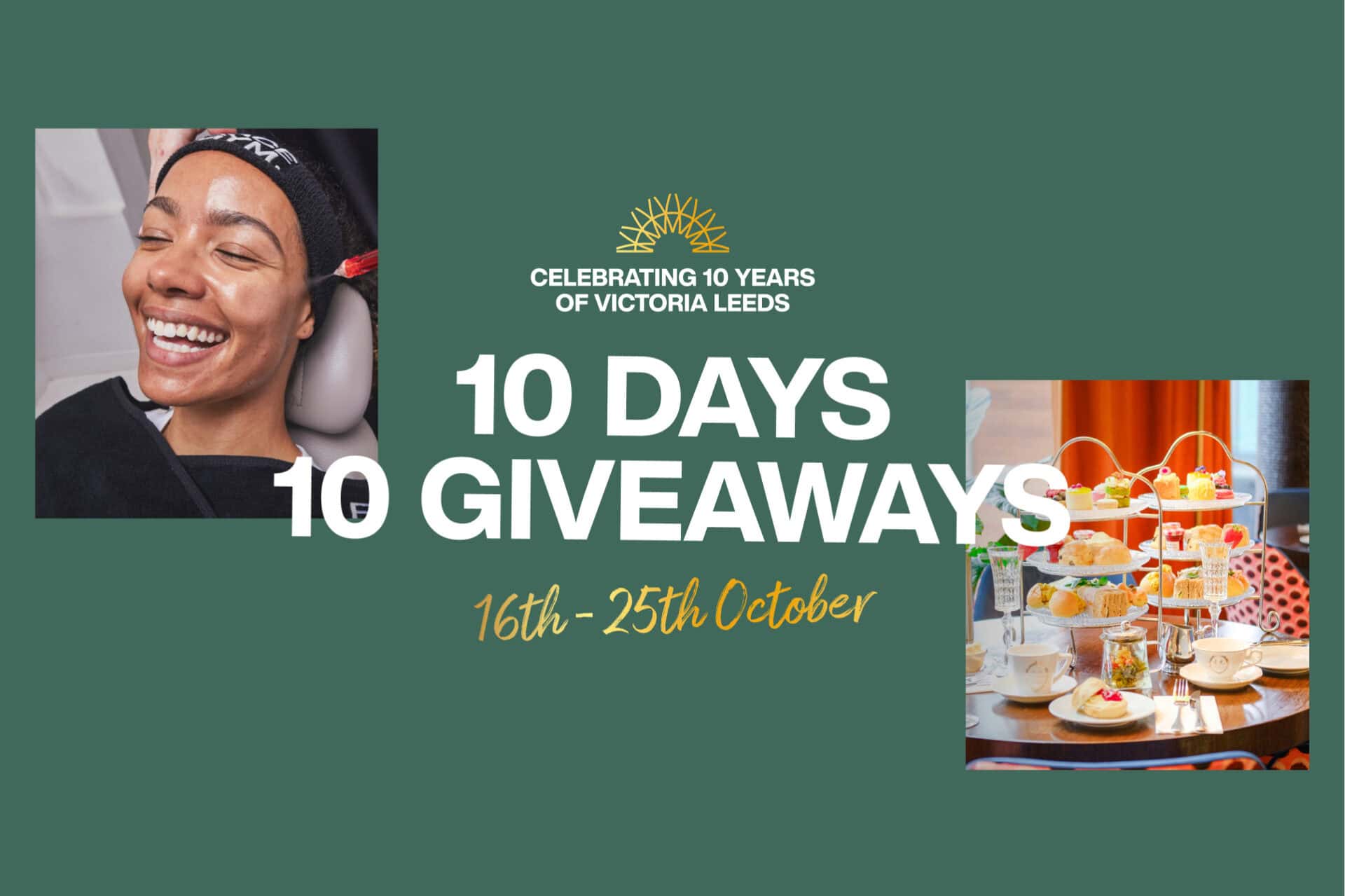 Celebrating 10 years of Victoria Leeds with a 10-day giveaway event.