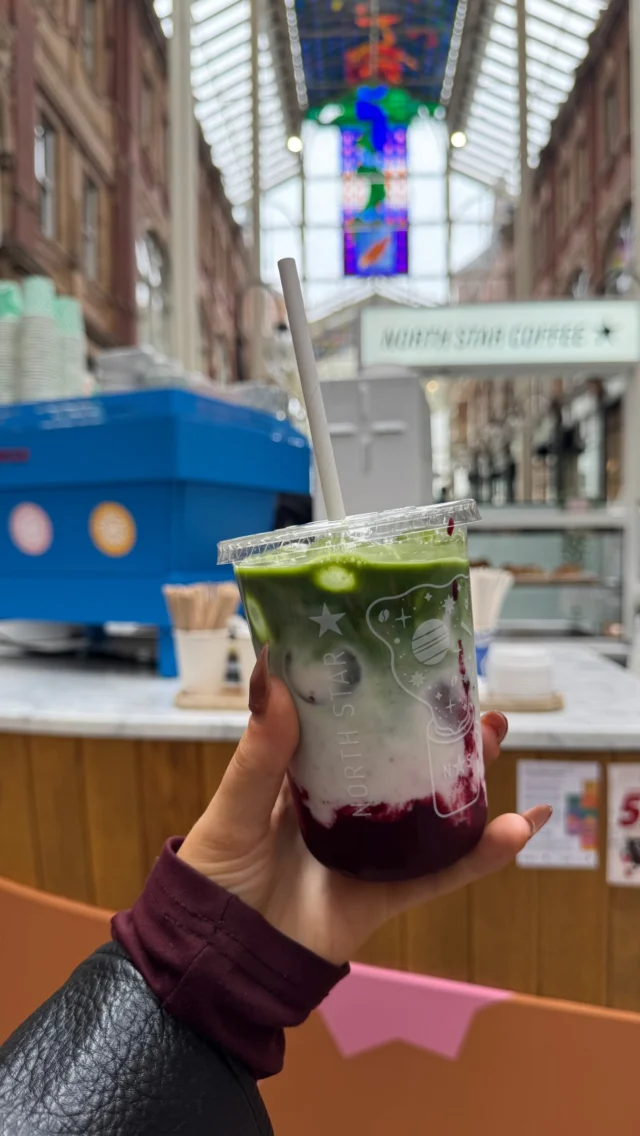 Introducing your Autumn @northstarcoffeeshop specials ☕️

Drinks- Iced Blackberry Matcha, Pumpkin Spice Latte and Islands Hazelnut Mocha.
Sandwiches- Chicken and Bacon Caesar, Spiced Squash and Muhammara

Head over to their Victoria Quarter kiosk to try them for yourselves 🍁