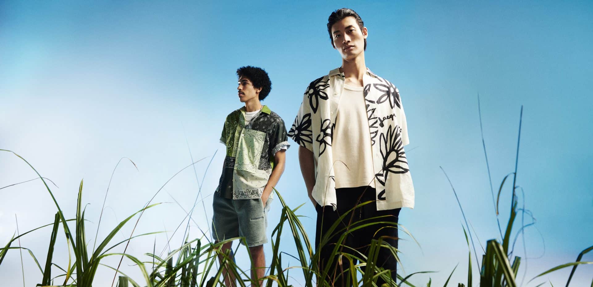 Stylish models showcasing contemporary fashion at Victoria Leeds.