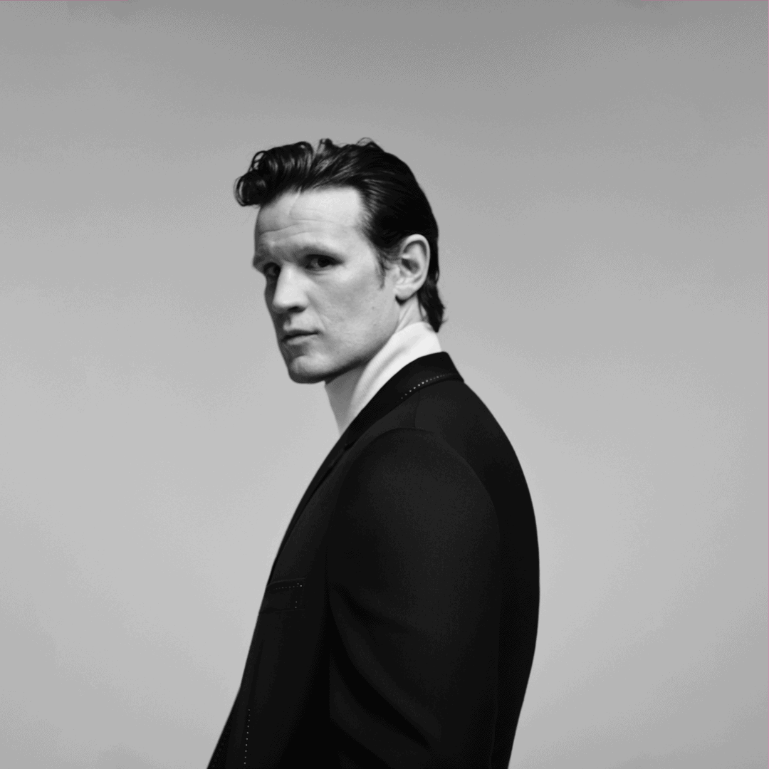 Stylish male model showcasing Paul Smith fashion at Victoria Leeds.