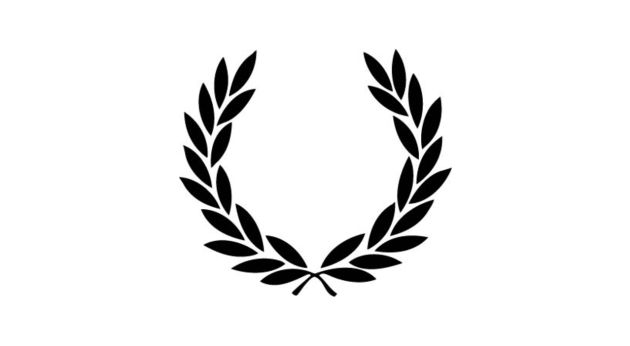 Fred Perry laurel wreath logo at Victoria Leeds shopping centre.