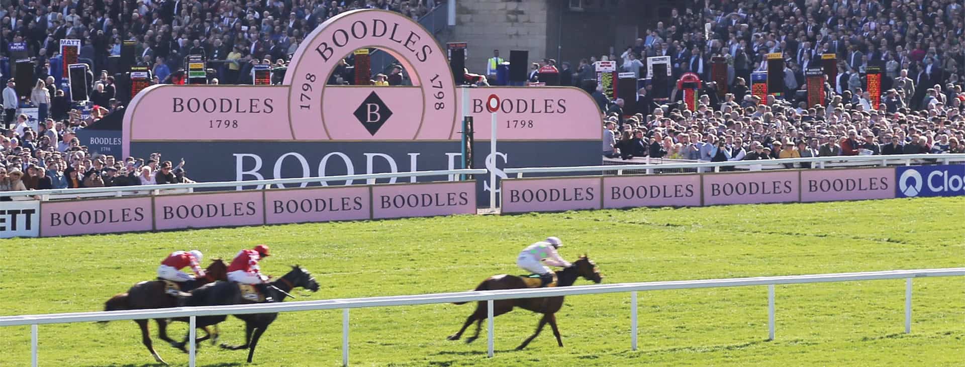 Victoria Leeds racecourse during Cheltenham Gold Cup event, showcasing the excitement of horse racin.