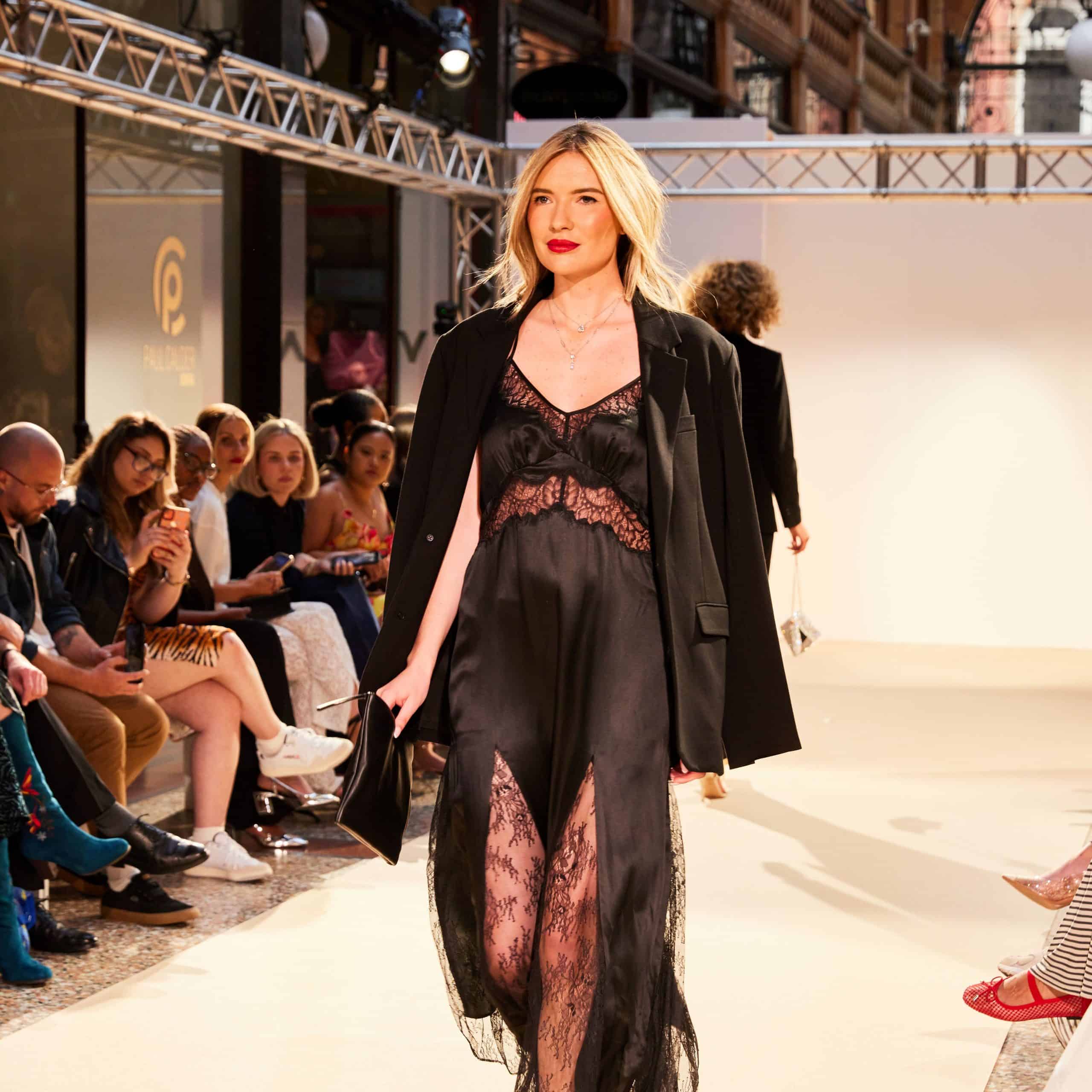 Noir scene from Victoria Leeds Fashion Show