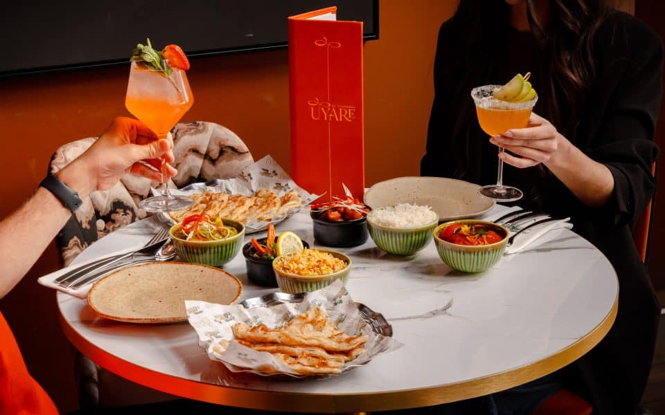 Elegant dining with traditional Kerala cuisine at Uyare by Tharavadu, Victoria Leeds.