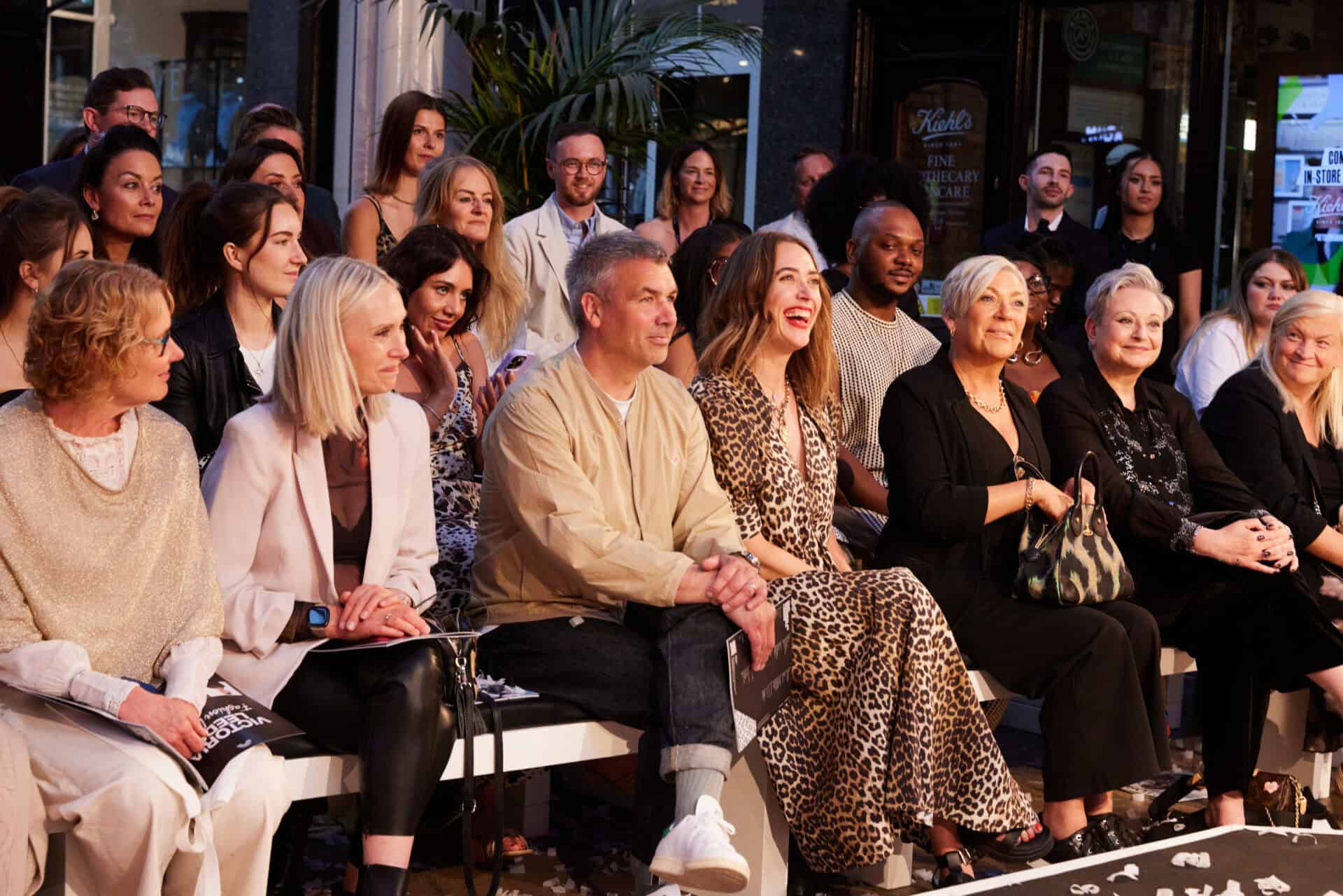 Elegant audience at Victoria Leeds Fashion Week 2026 event.