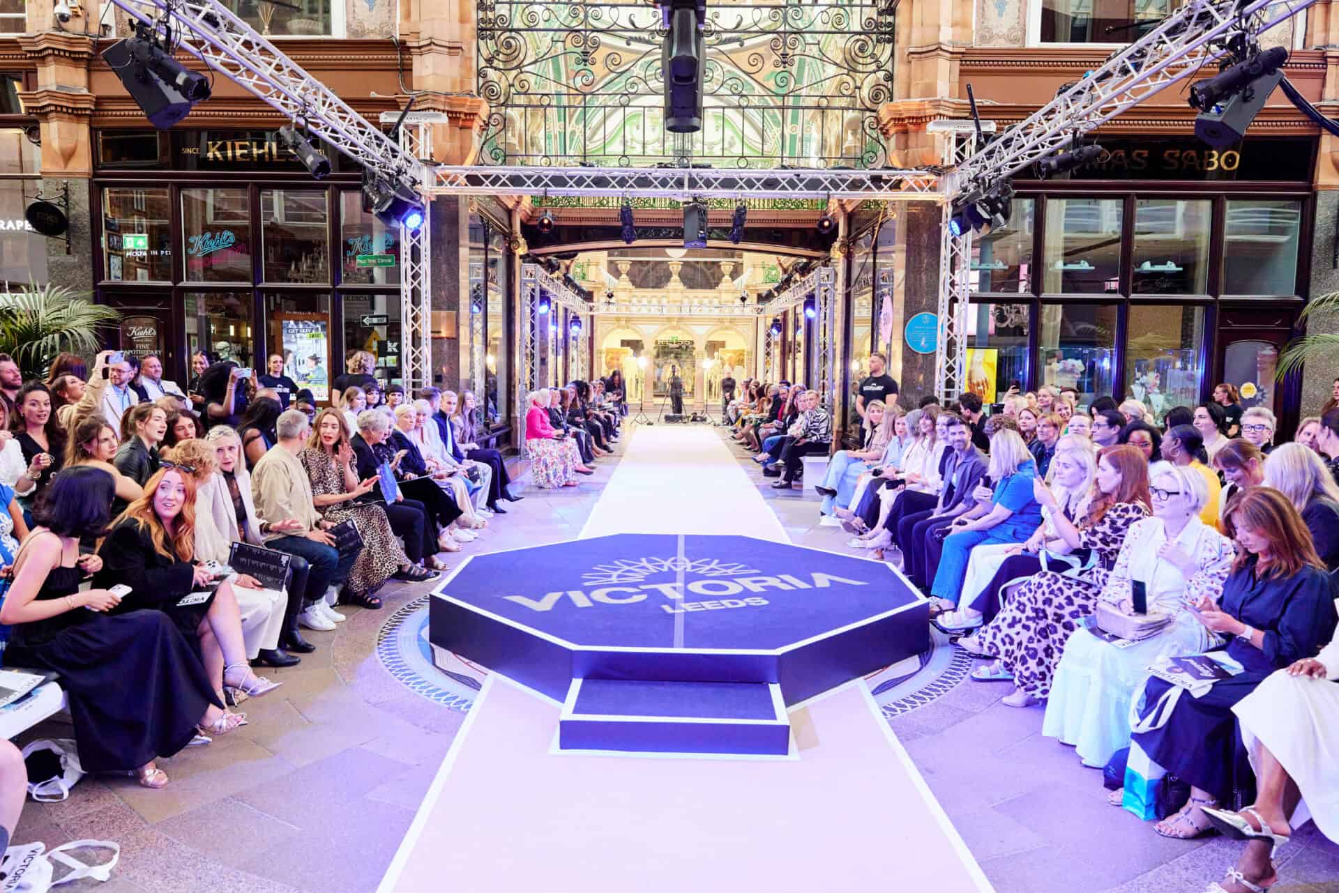 Fashion runway at Victoria Leeds during Fashion Week 2026.