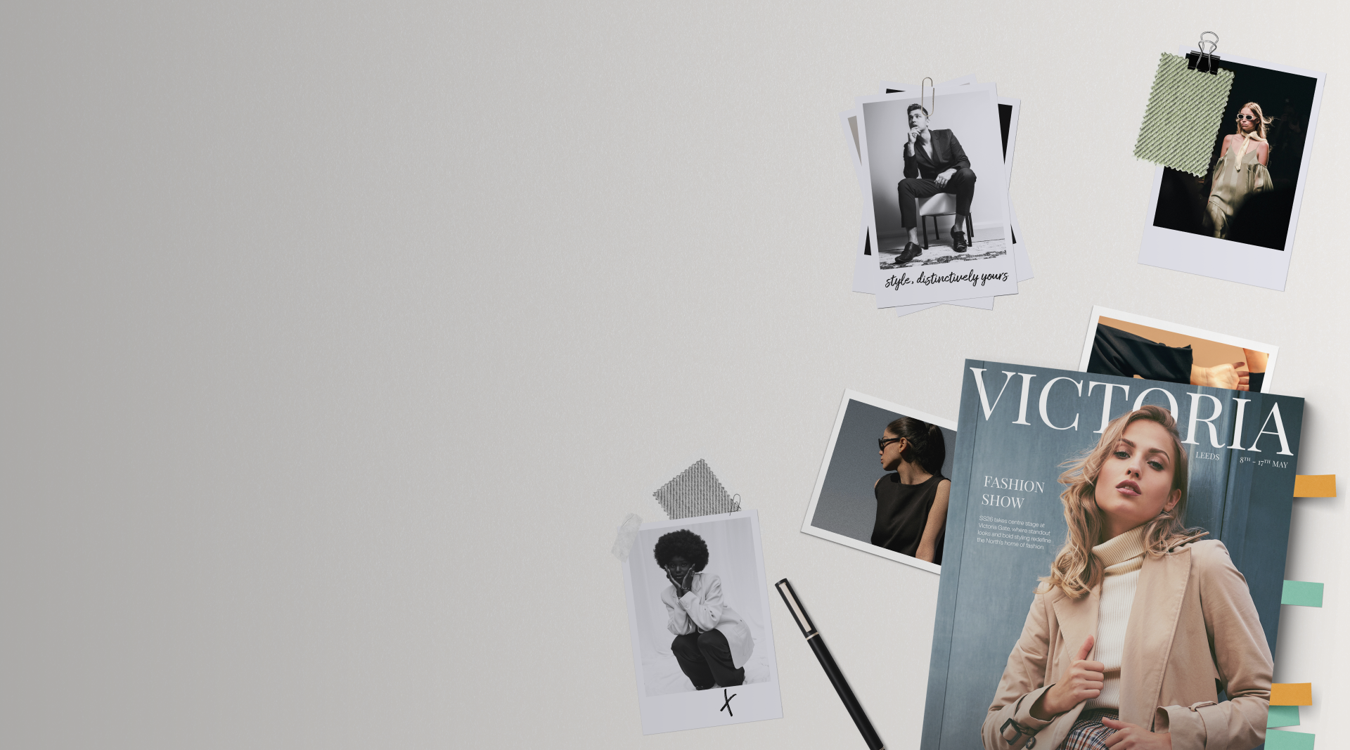 Victoria Leeds fashion store with stylish clothing and accessories display.