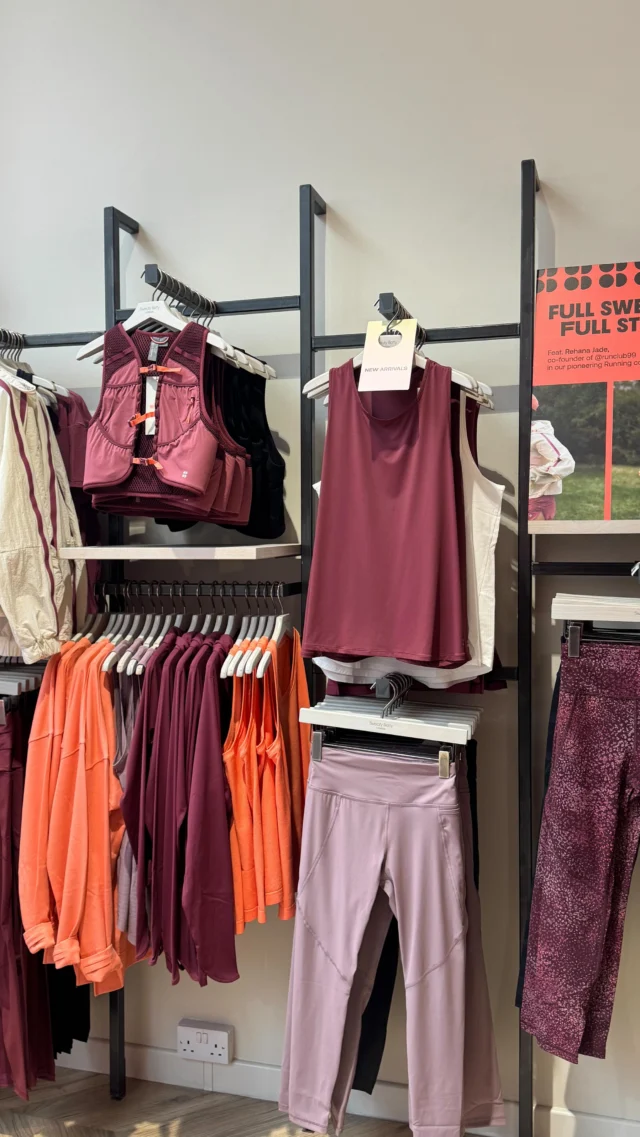 Runners- @sweatybetty has launched a collection just for you🏃‍♀️

The Born Sweaty collection celebrates a female-first, active community, built to go the distance. The new kit backs you at every mile, with their multi-pocket vest a key standout equipped with 6 pockets.

Head into their new Victoria Gate store to see the full collection and start your running journey!