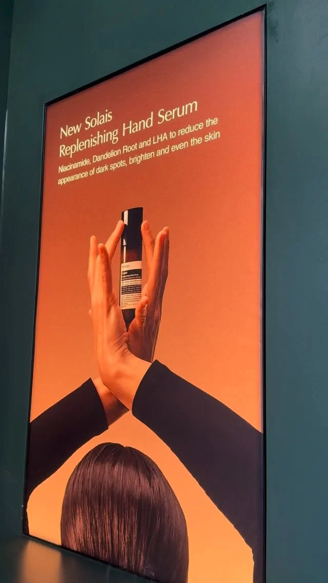 @aesop have launched their new Solaris Hand Serum, trust us- it’ll leave your hands feeling as smooth as ever! ✨

With Niacinamide, LHA and Dandelion Root, the replenishing hand serum will brighten and even the skin instantly 🧴

Try in the Aēsop store in Victoria Quarter today!