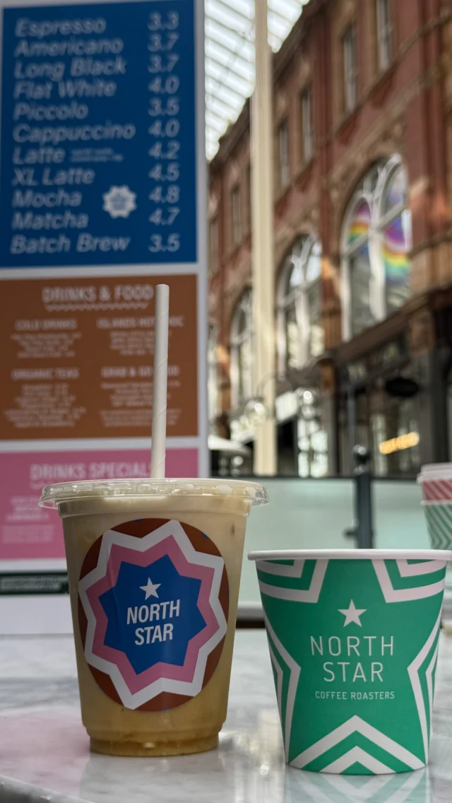 Leeds, @northstarroast have now opened in Victoria Quarter! ☕️

From 8am weekdays and 10am on Sunday, head down and treat yourself to fresh focaccia sandwiches, house made baked and delicious coffee.

✨Plus, between Tuesday 2nd and Friday 5th June, be one of the first customers each day to claim a free coffee! 

Trust us, they are incredible!