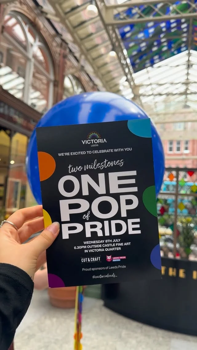 One pop of pride 🎈

Visit us this weekend between Saturday 11th and Sunday 12th or next week between Friday 17th and Saturday 18th July for special giveaways and celebrations!

We’ll see you there ✨