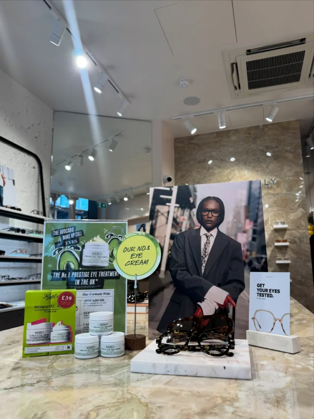 @kiehlsuki and @jimmyfairly - the duo you didn’t know you needed ✨

On the 29th July and 31st July, Jimmy Fairly and Kiehls have joined forces to bring you an exciting collaboration!

🧴 Learn about your skin and have a free Skin Reading in @kiehlsuki 
👓 Head over to @jimmyfairly and claim a complimentary style session and eye test

Head into either Kiehls or Jimmy Fairly on the dates and collect your stamp card to participate!

Booking recommended: 
📨 Kiehls.leeds@loreal.com 
📞 0113 234 5891